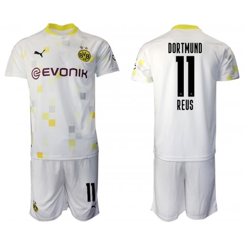 Borussia Dortmund Dres Marco Reus 11 Dječji Treći 2020/21 Kratkih Rukava Borussia Dortmund Dres Marco Reus 11 Dječji Treći 2020/21 Kratkih Rukava